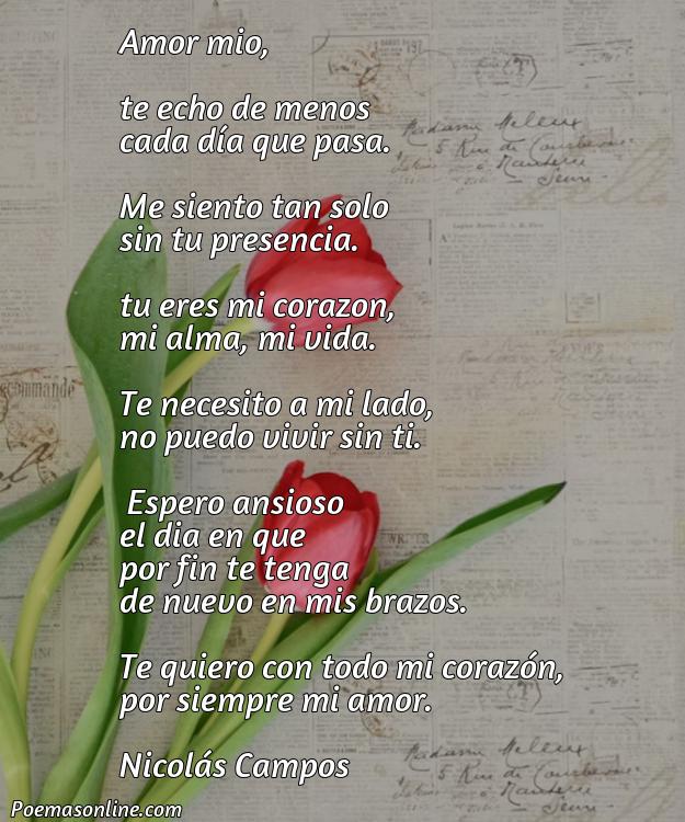 Corto Poema de Amor para mi Esposo que Esta Lejos, 5 Mejores Poemas de Amor para mi Esposo que Esta Lejos