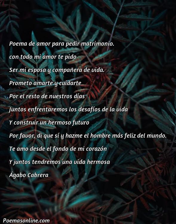 Lindo Poema de Amor para Pedir Matrimonio, Cinco Poemas de Amor para Pedir Matrimonio