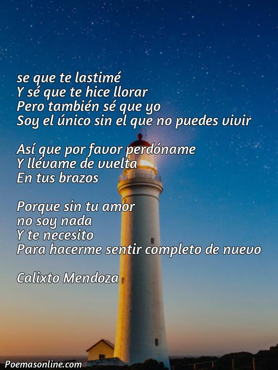 Inspirador Poema de Amor para que te Perdonen, Poemas de Amor para que te Perdonen