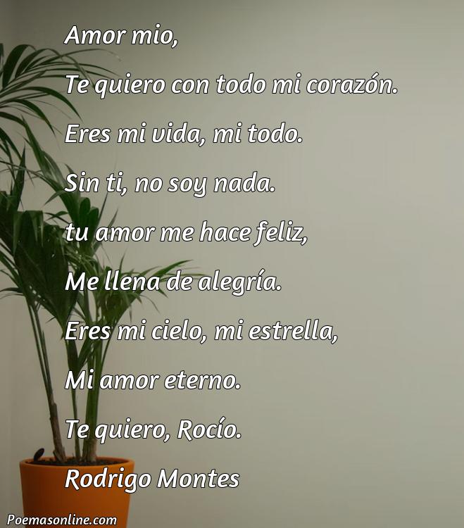 Reflexivo Poema de Amor para Rocío, Poemas de Amor para Rocío