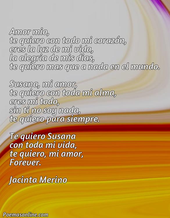 Excelente Poema de Amor para Susana, Poemas de Amor para Susana