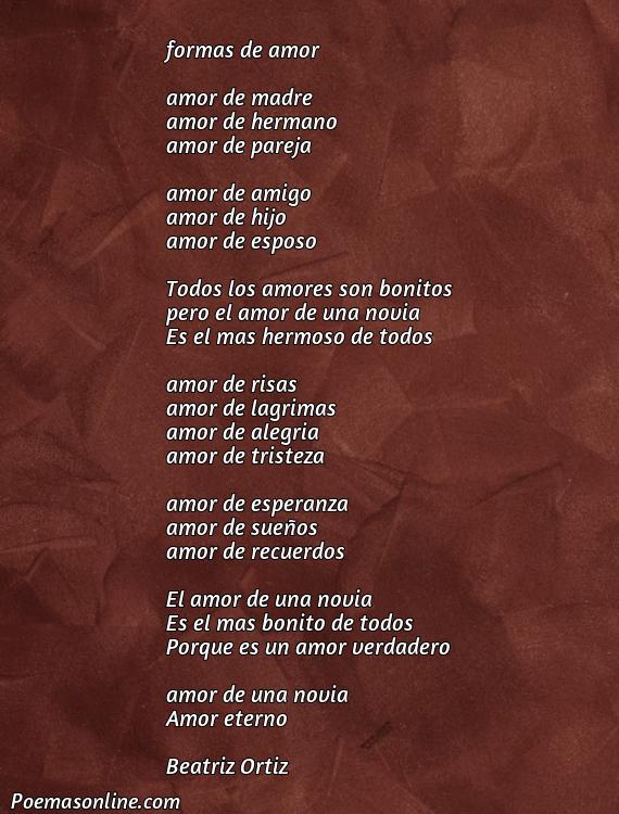 Corto Poema de Amor para una Novia Hermosa, 5 Poemas de Amor para una Novia Hermosa