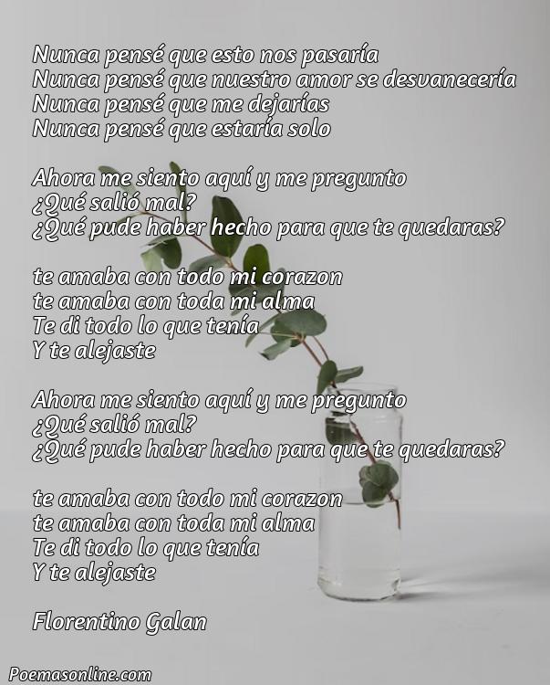 Lindo Poema de Amor para una Ruptura, Cinco Mejores Poemas de Amor para una Ruptura