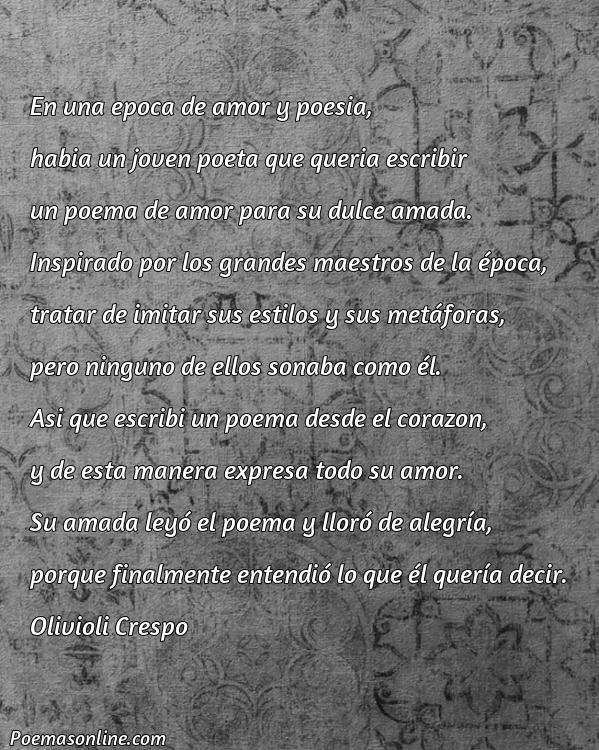 Corto Poema de Amor Siglo 19, Poemas de Amor Siglo 19