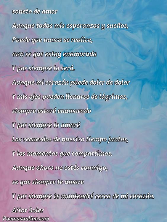 Corto Poema de Amor Soneto, Cinco Poemas de Amor Soneto