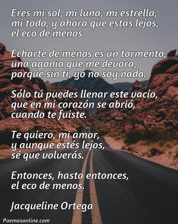 Inspirador Poema de Amor te Echo de Menos, 5 Mejores Poemas de Amor te Echo de Menos
