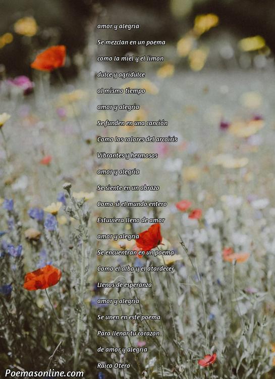 Lindo Poema de Amor y Alegría, 5 Mejores Poemas de Amor y Alegría
