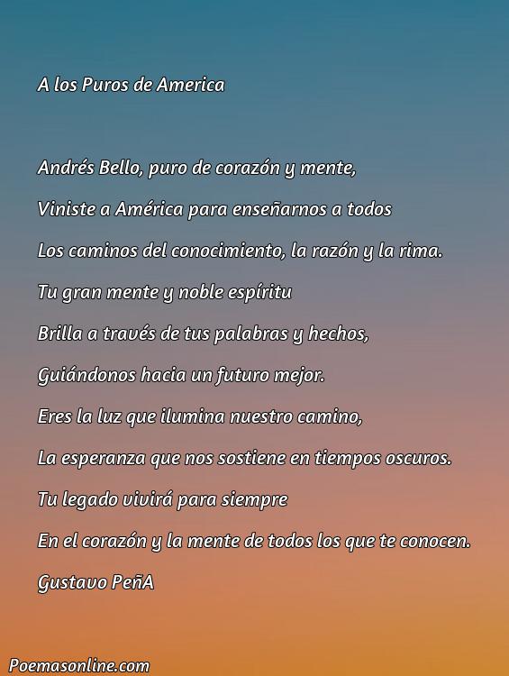 Hermoso Poema de Andrés Bello, Poemas de Andrés Bello