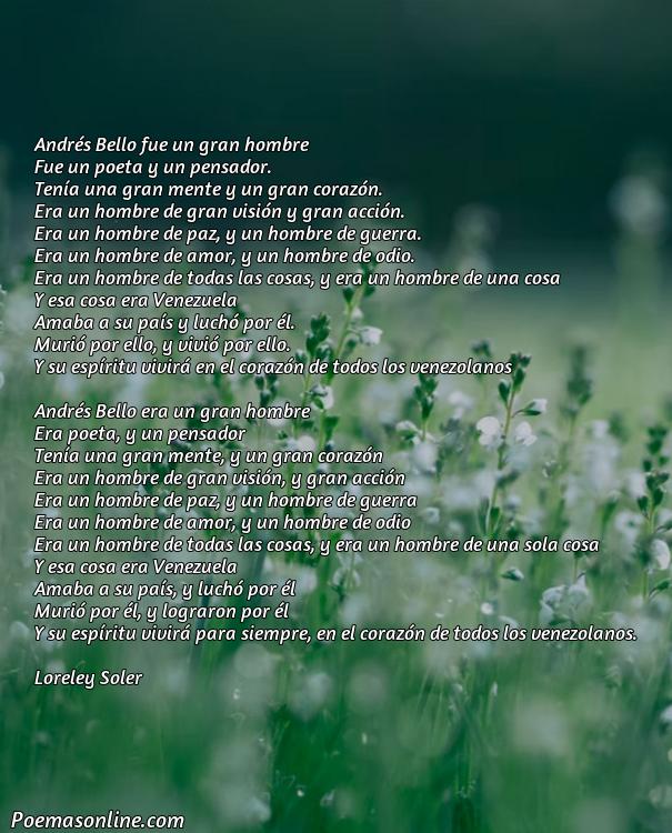 Inspirador Poema de Andrés Bello, Poemas de Andrés Bello