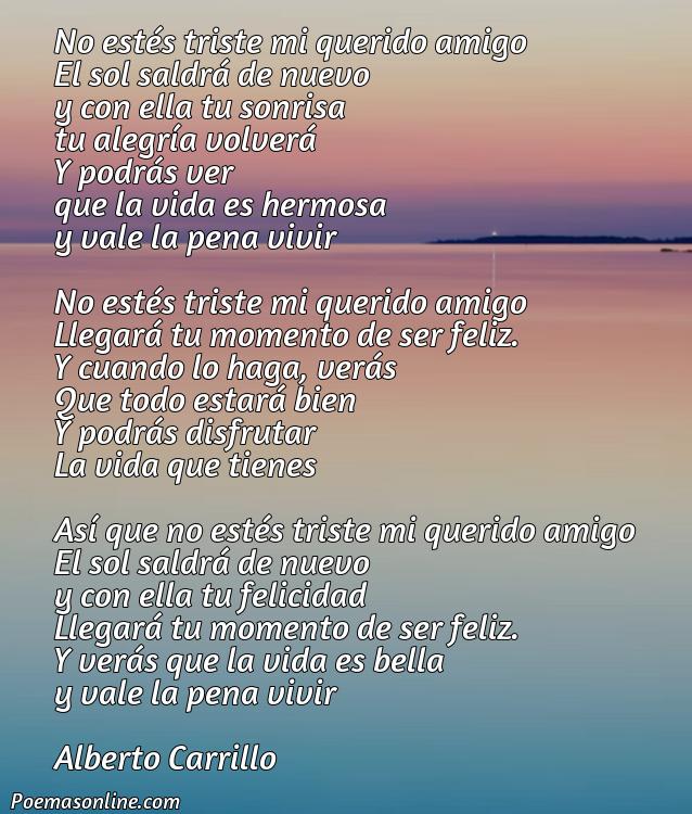 Inspirador Poema de Animo para una Amiga Triste, Poemas de Animo para una Amiga Triste