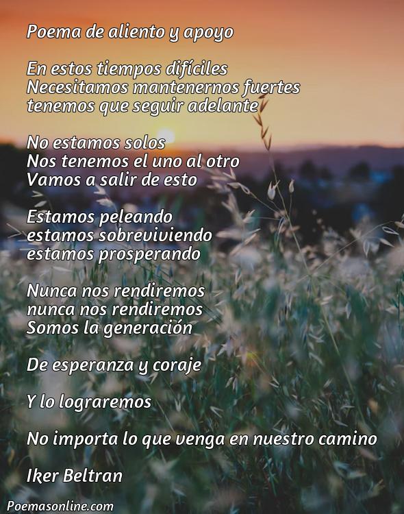 Reflexivo Poema de Animo y Apoyo, Poemas de Animo y Apoyo