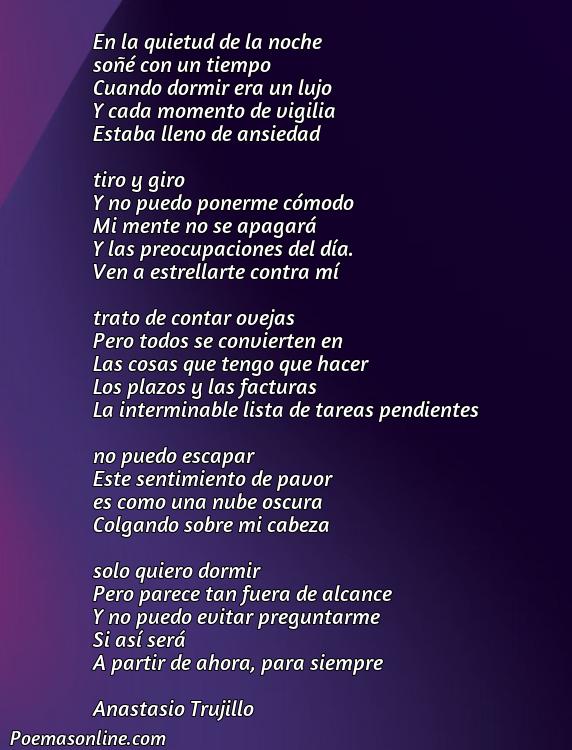 Reflexivo Poema de Anoche Cuando Dormia, 5 Poemas de Anoche Cuando Dormia