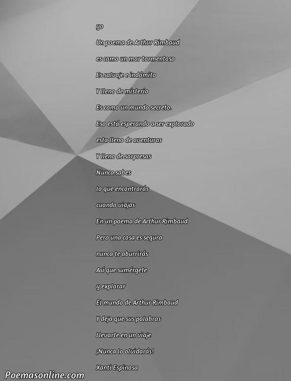 Hermoso Poema de Arthur Rimbaud, 5 Mejores Poemas de Arthur Rimbaud