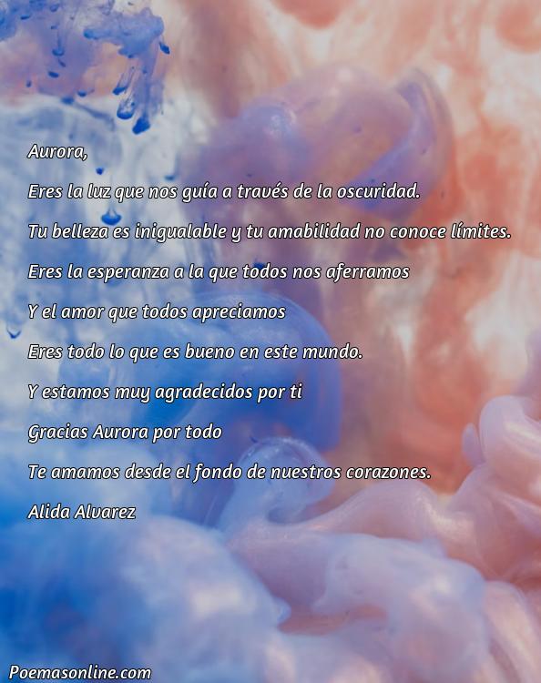 Excelente Poema de Aurora Luque, 5 Mejores Poemas de Aurora Luque