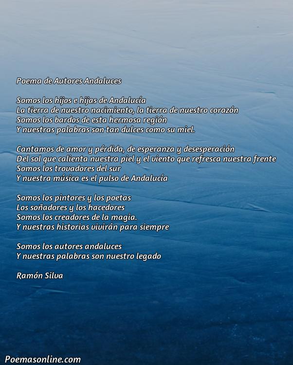 Inspirador Poema de Autores Andaluces, Cinco Mejores Poemas de Autores Andaluces