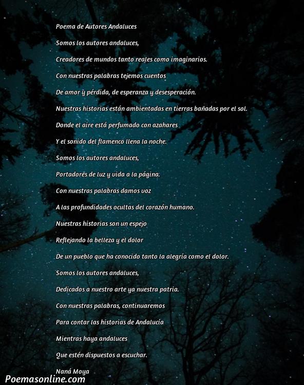 Corto Poema de Autores Andaluces, Poemas de Autores Andaluces