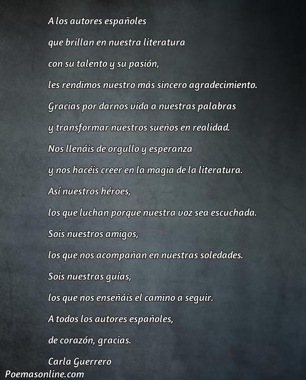 Corto Poema de Autores Españoles, 5 Poemas de Autores Españoles
