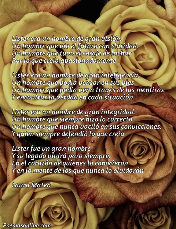 Corto Poema de Azaña sobre Lister, Cinco Poemas de Azaña sobre Lister