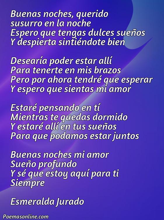 Corto Poema de Buenas Noches para Conquistar a una Mujer, Poemas de Buenas Noches para Conquistar a una Mujer