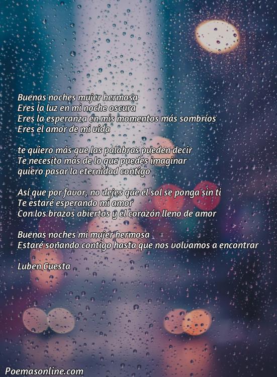 Reflexivo Poema de Buenas Noches para una Mujer Hermosa, Cinco Poemas de Buenas Noches para una Mujer Hermosa
