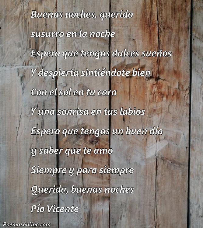 Reflexivo Poema de Buenas Noches Románticas, 5 Poemas de Buenas Noches Románticas