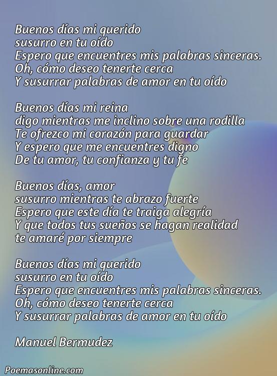 Corto Poema de Buenos Dias para Conquistar, Cinco Poemas de Buenos Dias para Conquistar