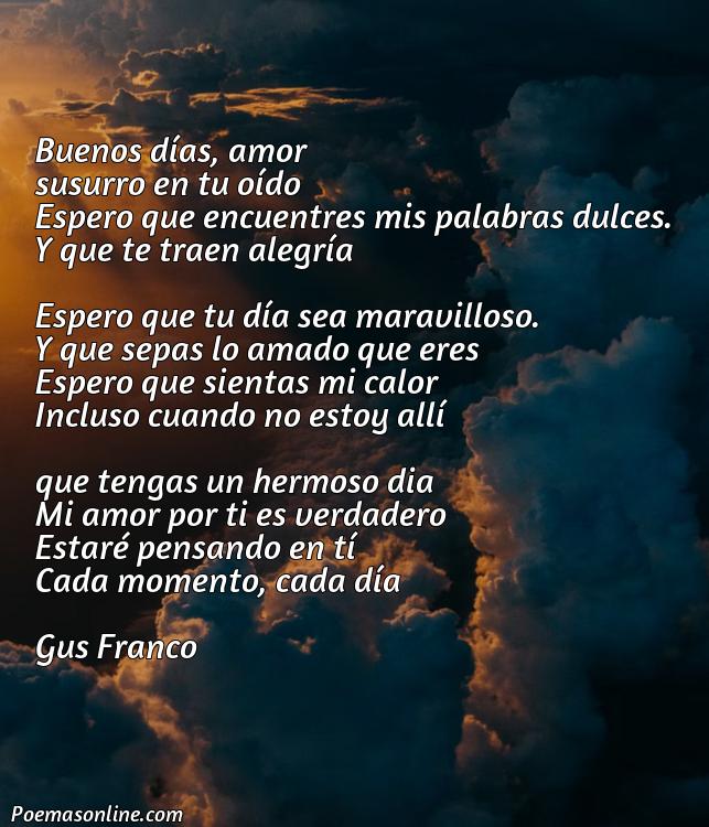 Hermoso Poema de Buenos Dias para mi Novio Cortos, 5 Mejores Poemas de Buenos Dias para mi Novio Cortos