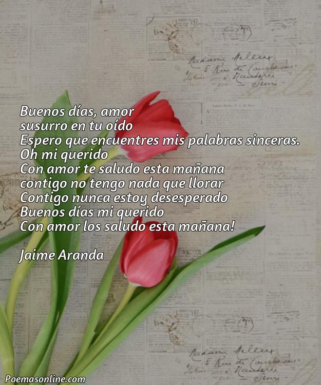 Lindo Poema de Buenos Dias para mi Novio Cortos, Cinco Mejores Poemas de Buenos Dias para mi Novio Cortos