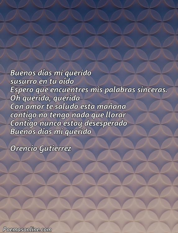 Inspirador Poema de Buenos Días Románticos, Poemas de Buenos Días Románticos
