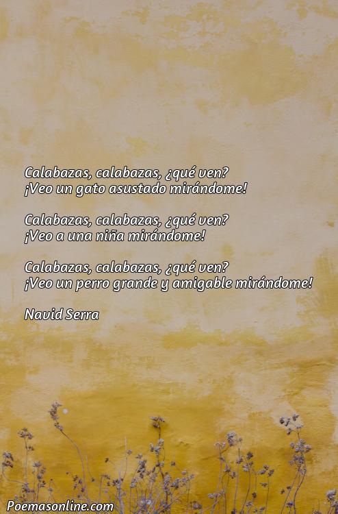 Corto Poema de Calabazas para Niños, Poemas de Calabazas para Niños