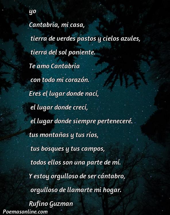 Lindo Poema de Cantabria, Poemas de Cantabria