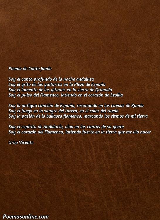 Inspirador Poema de Cante Jondo, Poemas de Cante Jondo