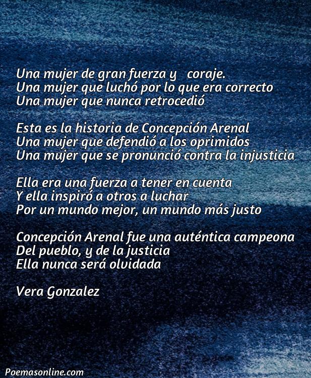 Reflexivo Poema de Concepción Arenal, Poemas de Concepción Arenal