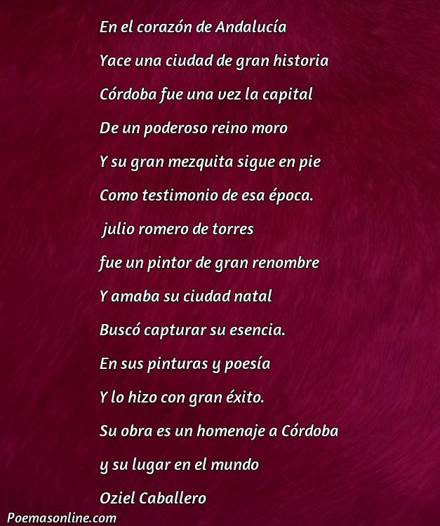 Lindo Poema de Córdoba Julio Romero de Torres, Poemas de Córdoba Julio Romero de Torres