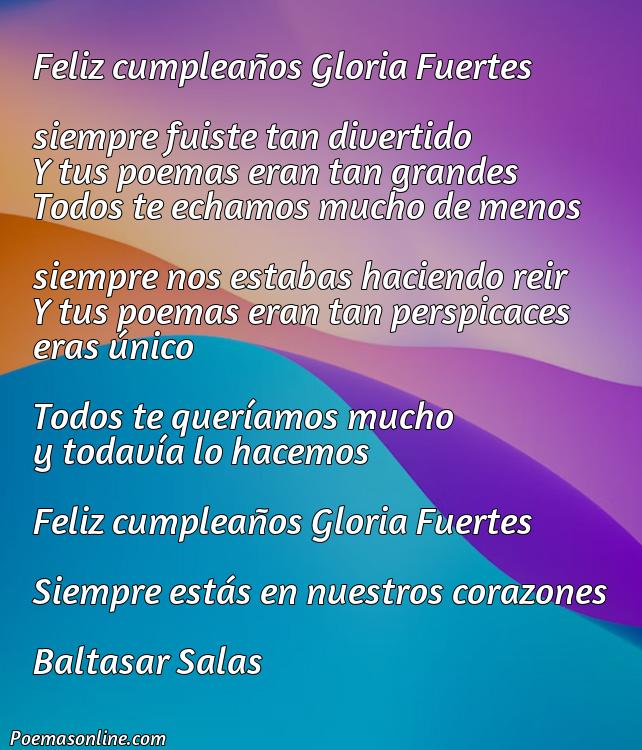 Excelente Poema de Cumpleaños Gloria Fuertes, Poemas de Cumpleaños Gloria Fuertes
