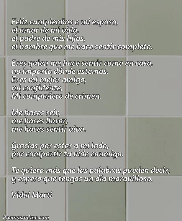 Lindo Poema de Cumpleaños para mi Marido, Poemas de Cumpleaños para mi Marido