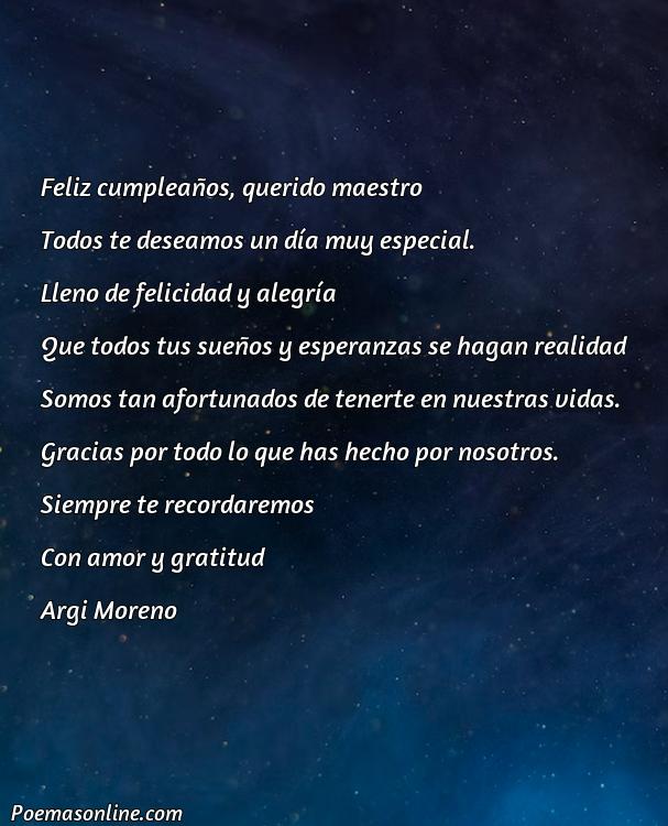 Reflexivo Poema de Cumpleaños para Profesoras, Poemas de Cumpleaños para Profesoras