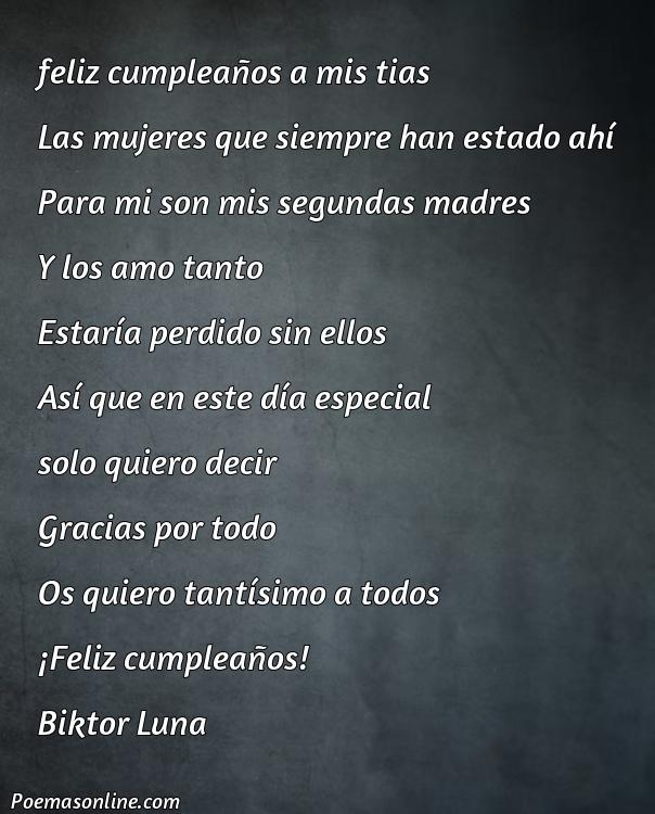 Lindo Poema de Cumpleaños para Tías, Poemas de Cumpleaños para Tías