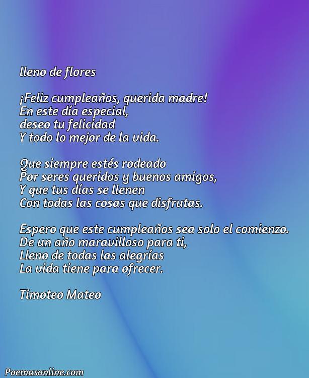 Mejor Poema de Cumpleaños para una Madre sobre un Prado, Poemas de Cumpleaños para una Madre sobre un Prado