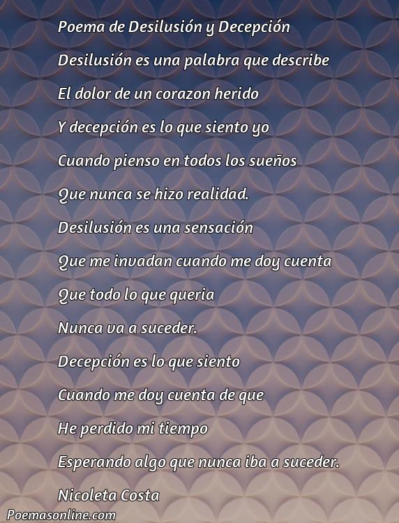 Inspirador Poema de Desilusión y Decepción, 5 Poemas de Desilusión y Decepción