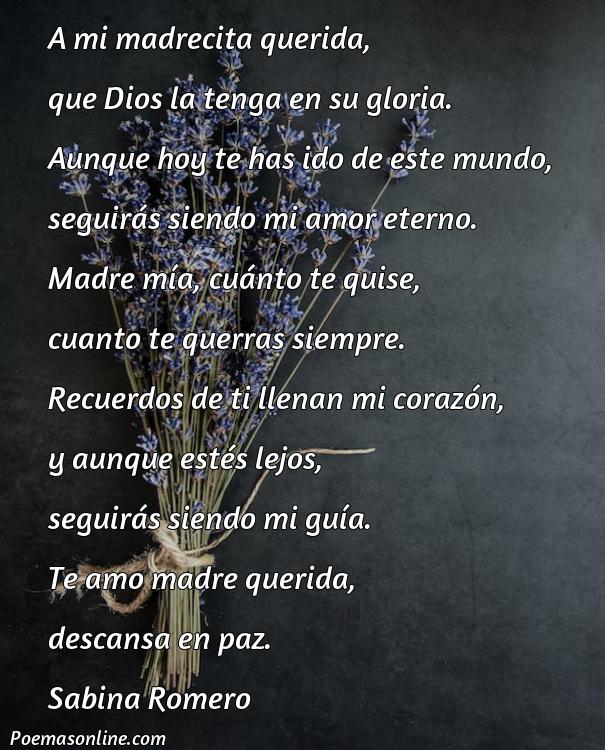 Cinco Mejores Poemas De Despedida A Una Madre Fallecida Poemas Online