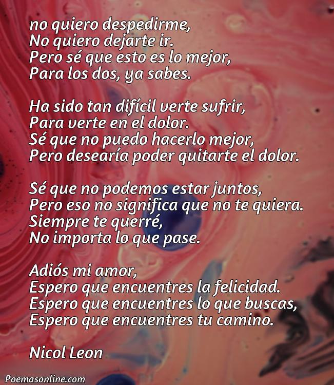 Mejor Poema de Despedida de Amor, Poemas de Despedida de Amor