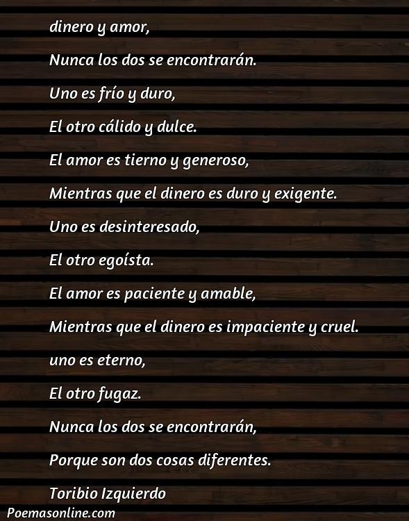 Hermoso Poema de Dinero y Amor, Poemas de Dinero y Amor