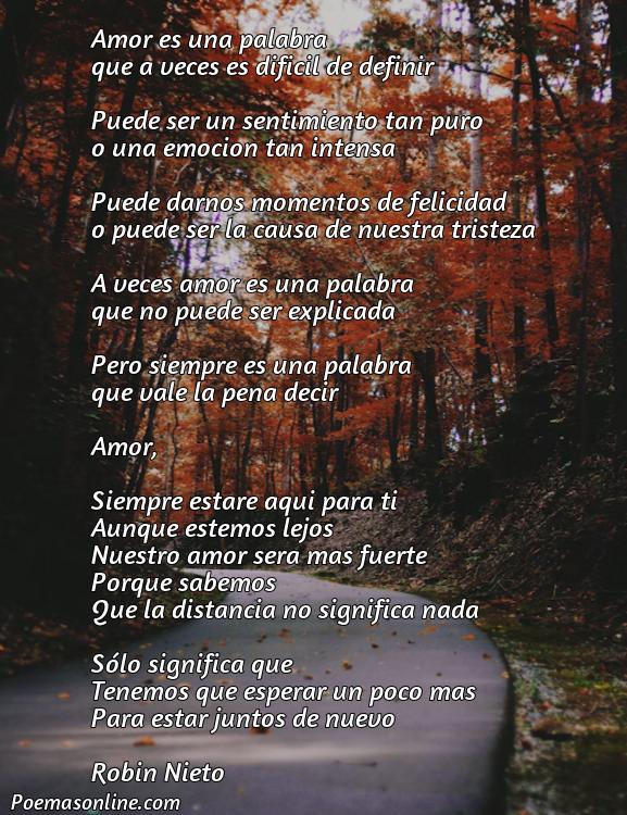 Lindo Poema de Distancia de Amor, Poemas de Distancia de Amor