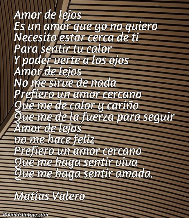 Reflexivo Poema de Distancia de Amor, Cinco Poemas de Distancia de Amor