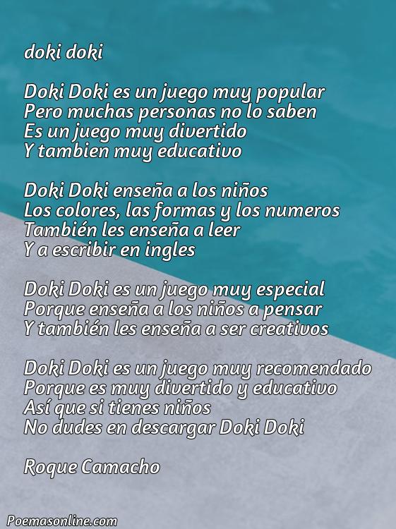 Excelente Poema de Doki Doki en Español, Cinco Mejores Poemas de Doki Doki en Español