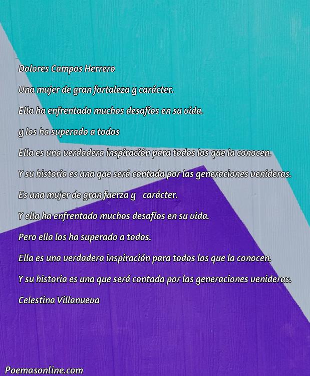 5 Mejores Poemas de Dolores Campos Herrero