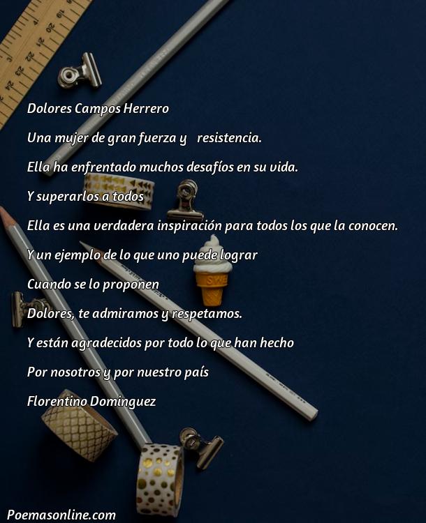 Corto Poema de Dolores Campos Herrero, Cinco Mejores Poemas de Dolores Campos Herrero