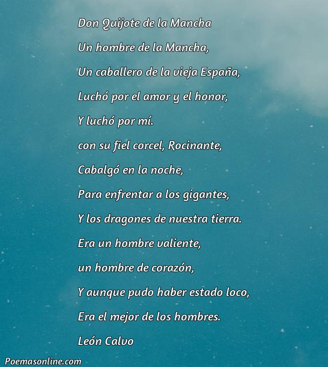 Inspirador Poema de Don Quijote de la Mancha, Poemas de Don Quijote de la Mancha