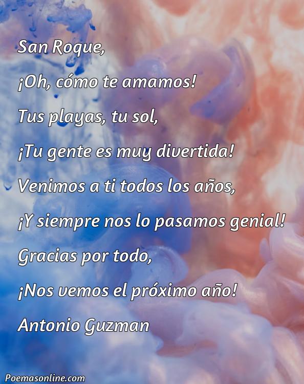 Lindo Poema de Dos Estrofas sobre San Roque Cadíz, 5 Poemas de Dos Estrofas sobre San Roque Cadíz